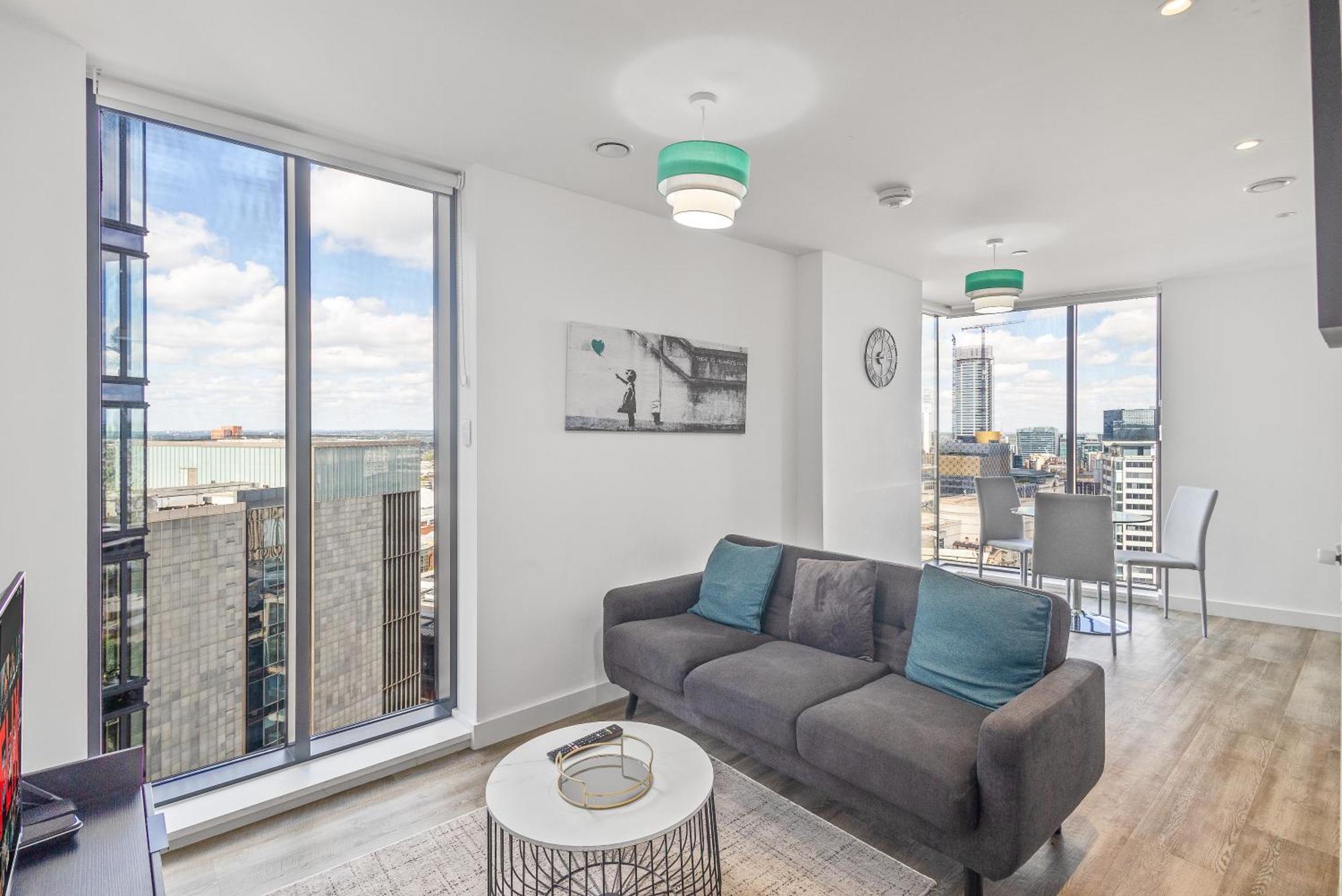 Luxury 2 Bedroom Apartment, On Broad Street! Birmingham Kültér fotó