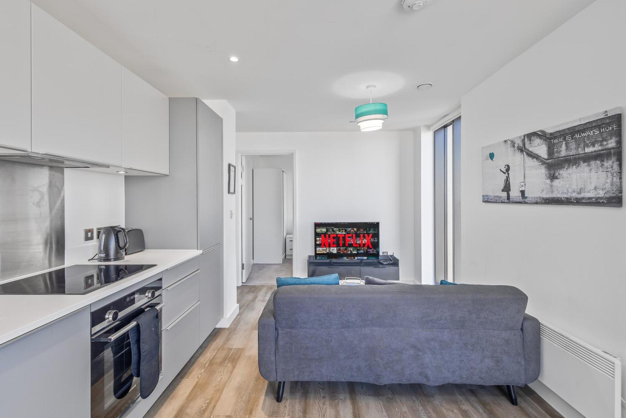 Luxury 2 Bedroom Apartment, On Broad Street! Birmingham Kültér fotó