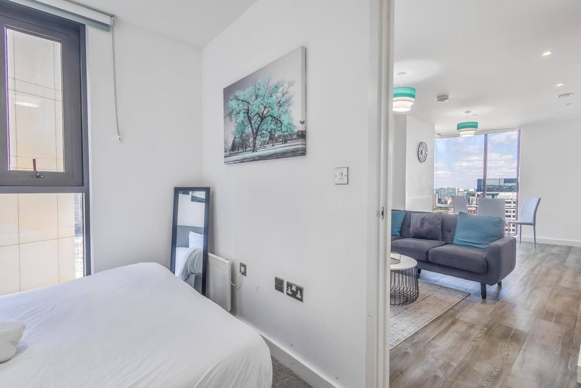 Luxury 2 Bedroom Apartment, On Broad Street! Birmingham Kültér fotó